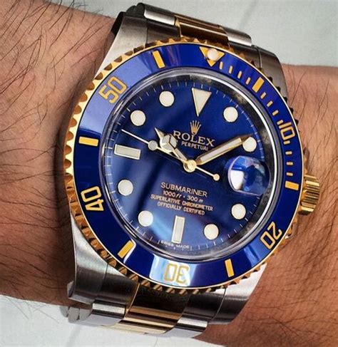 replica rolex submariner blue